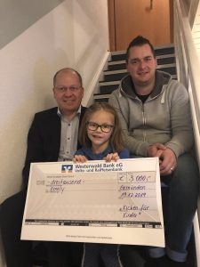 3.000 Euro für Emely aus Gemünden